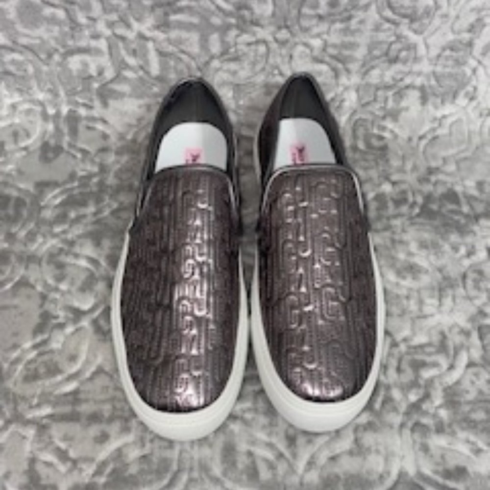 Juicy Couture Slip in Shoes, Womans, Size 8,Silver